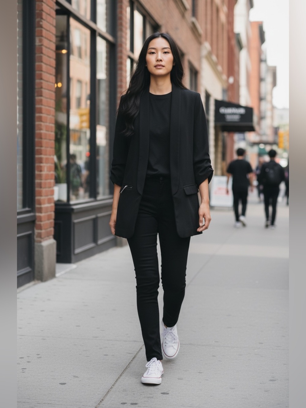 Zara Classic Black Blazer Jacket, size S